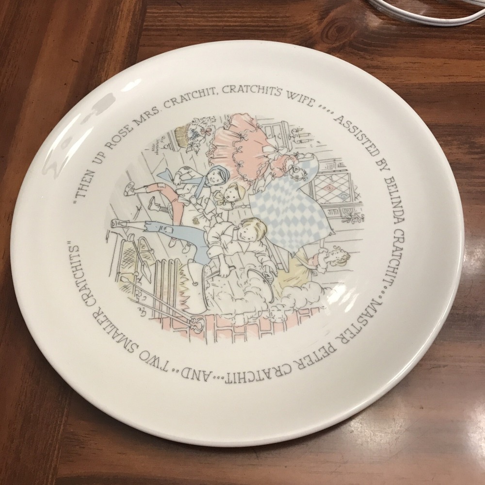 Up rose mrs cratchit‎ Seasons Greetings 1959 Buffalo China